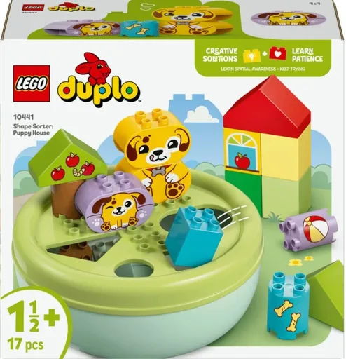 Třídění tvarů: Domeček pro štěňátka - Lego Duplo (10441)