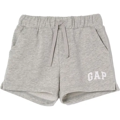 GAP V-FRCH LOGO Dívčí kraťasy, šedá, velikost 2Y