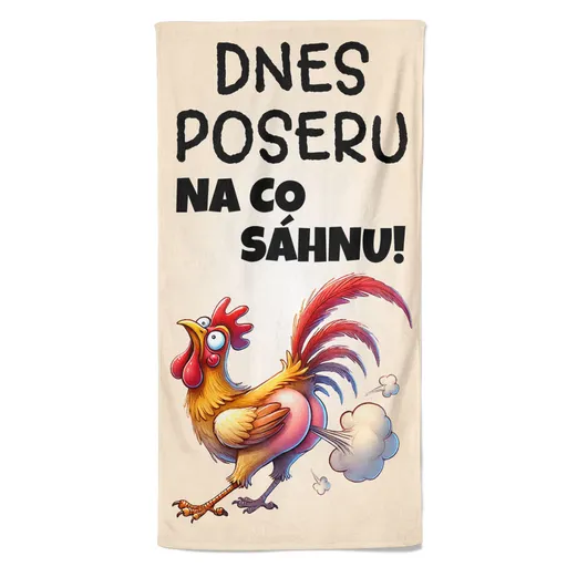 Osuška Poseru na co sáhnu (Velikost osušky: 70x140cm)