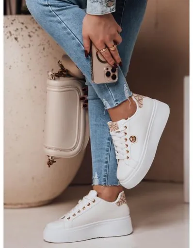 Dámské tenisky na platformě RIFII béžové