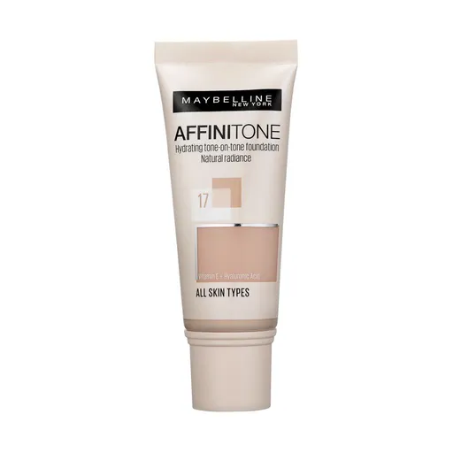 Maybelline Affinitone odstín 17 Rose Beige hydratační make-up 30 ml