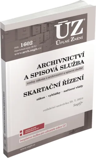 ÚZ č. 1602 - Archivnictví a spisová služba, Skartační řízení