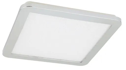 Minimalistické stropní svítidlo NEXIT do koupelny - stříbrný chrom 30 cm - stropní svítidlo se stmíváním LED 3000K 18W IP44