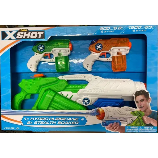 Hermanex Vodní pistole X-Shot Hurricane zeleno-bílá