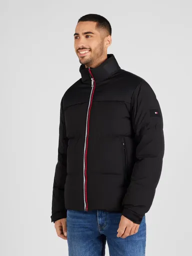 Tommy Hilfiger pánská černá bunda MW0MW32788 XXL