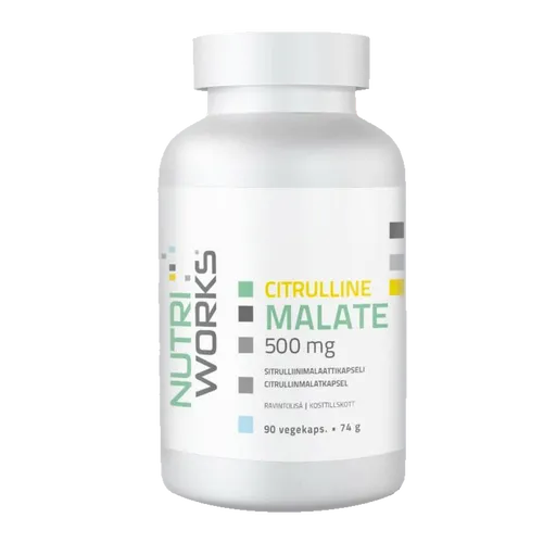 NutriWorks Citrulline Malate 500mg - 90 kapslí