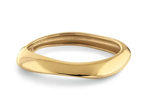 Calvin Klein Moderní pozlacený náramek pro ženy Sculpted 35000818