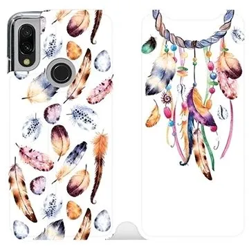 Flipové pouzdro na mobil Xiaomi Redmi 7 - M003S Lapač a barevná pírka (5903226872947)