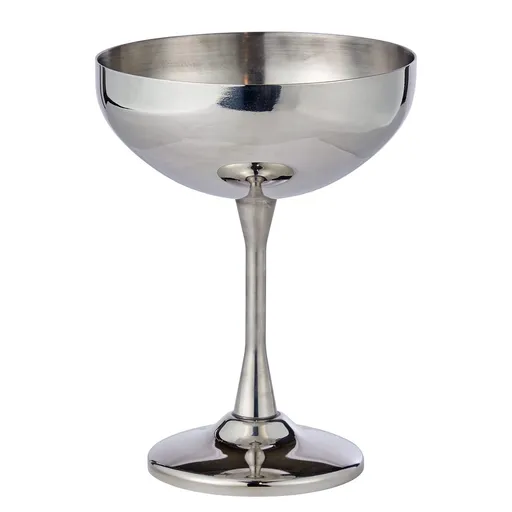 MANHATTAN LOUNGE Pohár na koktejly 260 ml - stříbrná