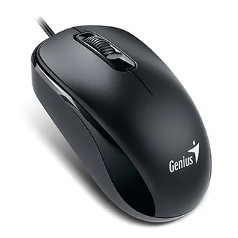 Myš drátová, Genius DX-110, černá, optická, 1200DPI, USB-C