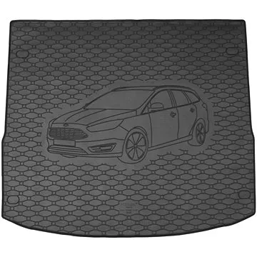 ACI FORD Focus 14- gumová vložka černá do kufru s ilustrací vozu (Kombi) (1947X02C)
