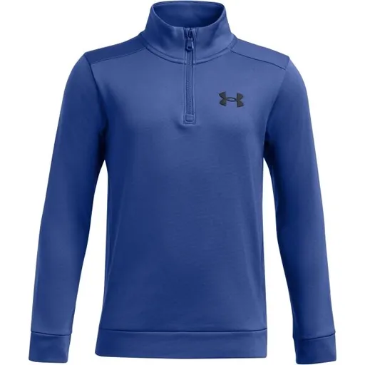 Under Armour ARMOUR FLEECE 1/4 ZIP Chlapecká mikina, modrá, velikost XL
