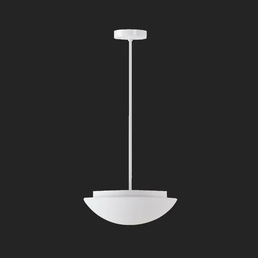 OSMONT AUR60466 AURA P3 závěsné skleněné svítidlo bílá IP40 3000 K 19W LED