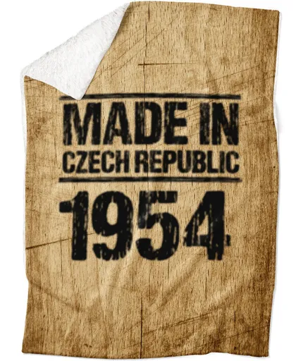 Deka Made In (rok: 1954, Podšití beránkem: ANO)