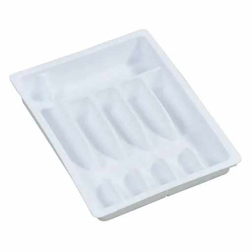 Kesper 30086 Variabilní příborník, 6 nebo 8 přihrádek, bílá