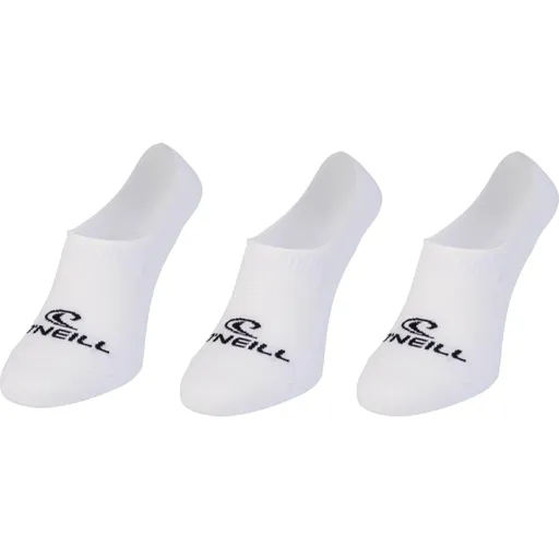 O'Neill FOOTIE 3P Unisex ponožky, bílá, velikost 43-46