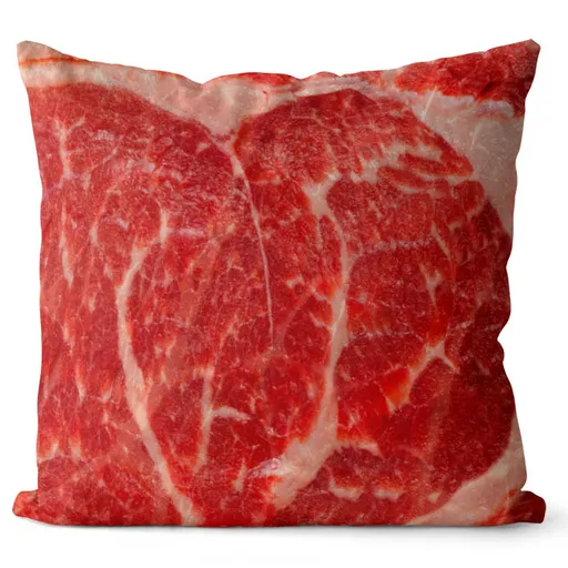 Polštář Maso (Velikost: 40 x 40 cm)