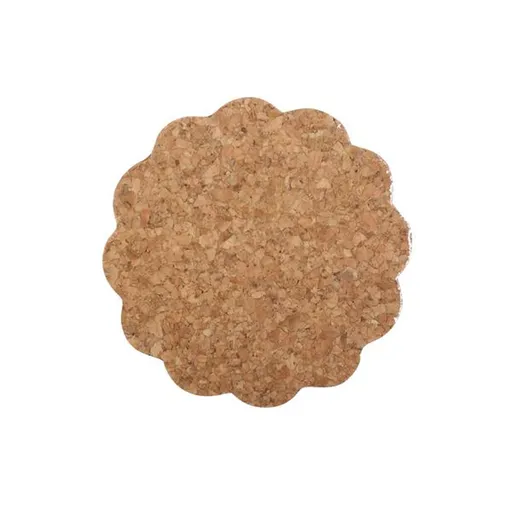 Korkový podtácek 6ks TORO 9,5cm kytička