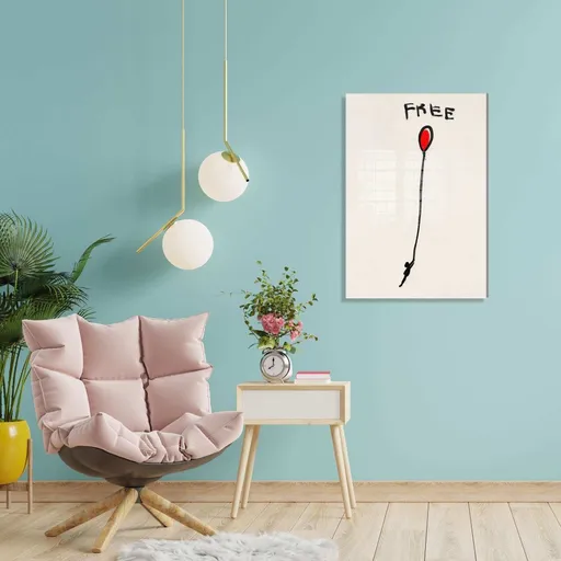 Dekorativní obraz z tvrzeného skla UV-027 - 50 x 70