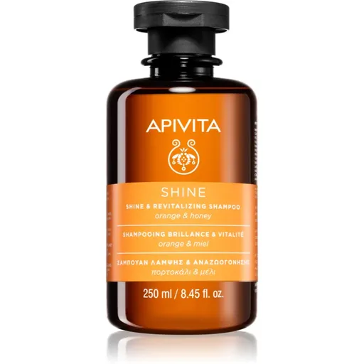 Apivita Shine Revitalizing Shampoo revitalizační šampon pro posílení a lesk vlasů 250 ml