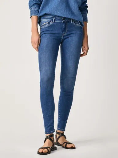 Pepe Jeans dámské modré džíny Pixie PL204169GT6000 28/32
