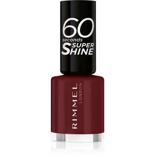 Rimmel 60 Seconds Super Shine lak na nehty odstín 340 Berries And Cream 8 ml
