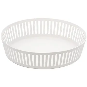 YAMAZAKI Mísa na ovoce Tower 3813, široká, bílá (3813)