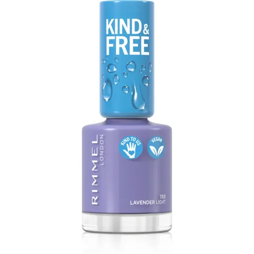 Rimmel Kind & Free lak na nehty odstín 153 Lavender Light 8 ml
