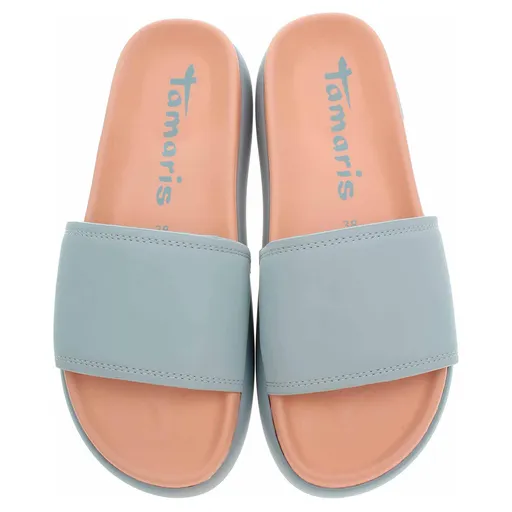Dámské plážové pantofle Tamaris 1-27511-44 lt.blue comb 39