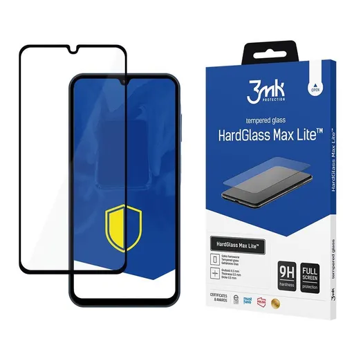 3mk tvrzené sklo HardGlass Max Lite Black pro Samsung Galaxy A15 5G (SM-A156)
