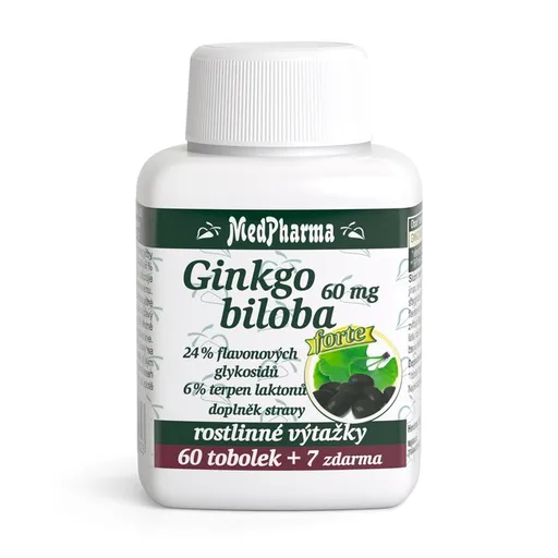 MedPharma Ginkgo biloba 60 mg Forte 67 tobolek