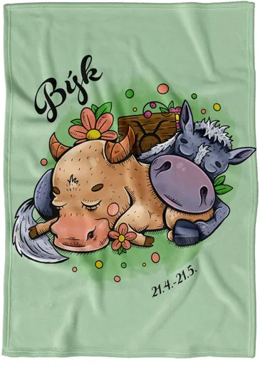 Deka Koňská znamení – býk (Podšití beránkem: NE)