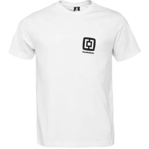 Horsefeathers MINI LOGO Pánské tričko, bílá, velikost