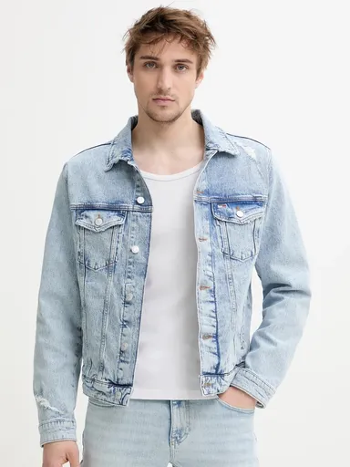 Tommy Jeans pánská džínová bunda DM0DM21050 XL