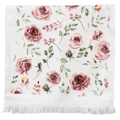 Kuchyňský froté ručník s růžemi Rustic Rose - 40*66 cm CTRUR