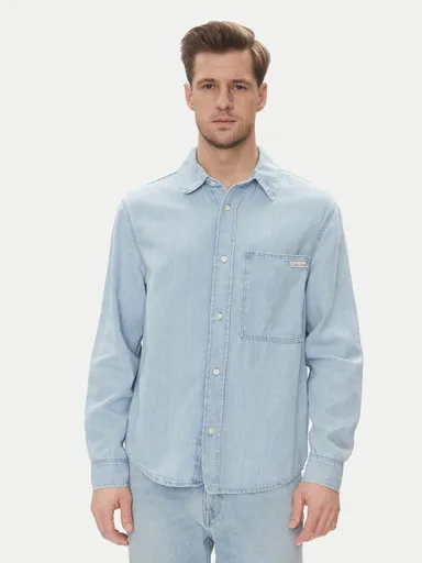 Calvin Klein pánská světle modrá košile J30J327508 L