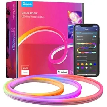 Govee Neon SMART ohebný LED pásek 5m - RGBIC (H61A23D1)
