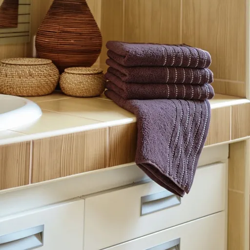 Polášek Froté osuška EMA - Hnědofialová | 70 x 140 cm