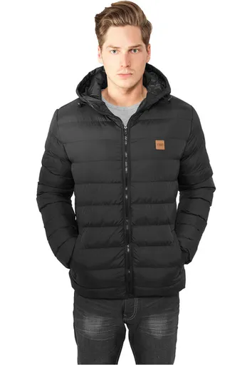 Pánská bunda Urban Classics Basic Bubble Jacket blkblkblk - XS