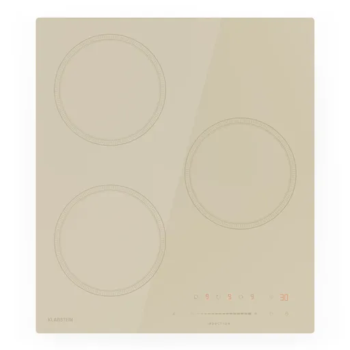 Klarstein Indukční varná deska Victoria, 45 cm, 6 600 W, 3 varné zóny, posuvné ovládání, boost