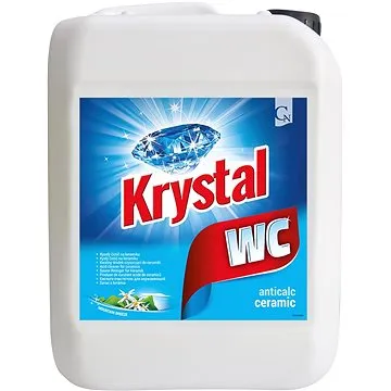 KRYSTAL WC kyselý na keramiku, modrý 5 l (8594011502063)