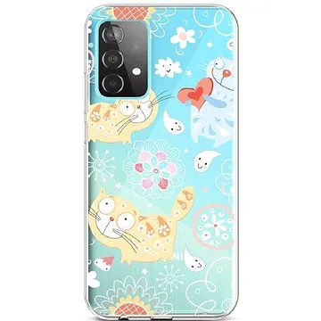 TopQ Samsung A52 silikon Happy Cats 57386 (Sun-57386)