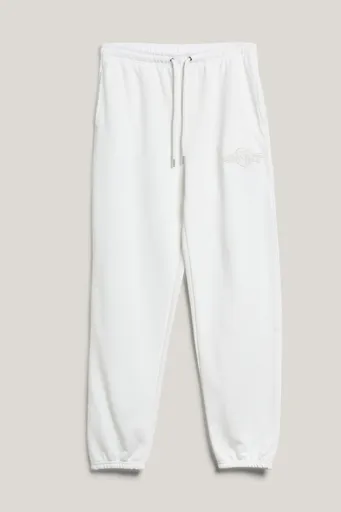 TEPLÁKY GANT REG TONAL SHIELD SWEATPANTS EGGSHELL