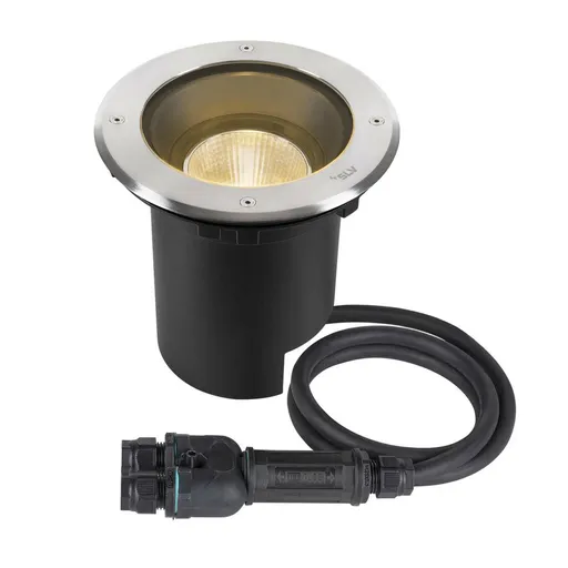 BIG WHITE (SLV) DASAR 2.0 XL kulatý kryt 24° 3000 K DALI vč. driveru DALI nerezová ocel 1007243