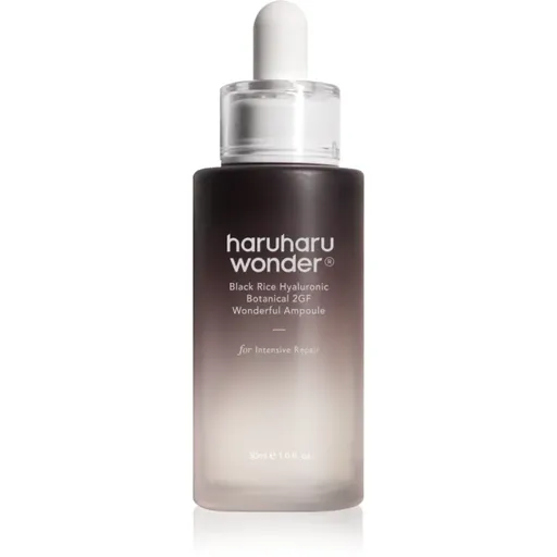 Haruharu Wonder Black Rice Hyaluronic Botanical 2GF Wonderful Ampoule protivráskové a hydratační sérum se zklidňujícím účinkem 30 ml