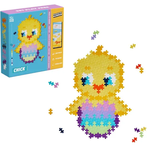 Plus-Plus Skládej podle čísel Kuřátko 250 dílků