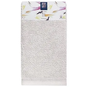 Frutto-Rosso - jednobarevný froté ručník - světle šedá - 40×70 cm, 100% bavlna (FRH110)