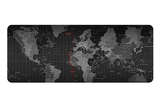 WG - Podložka pod myš WG1 / mapa světa / 300x750mm
