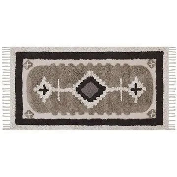 Bavlněný koberec 80 x 150 cm béžový GEYVE, 305319 (beliani_305319)