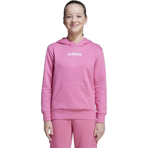 adidas BIG LOGO ESSENTIALS Dívčí mikina, růžová, velikost